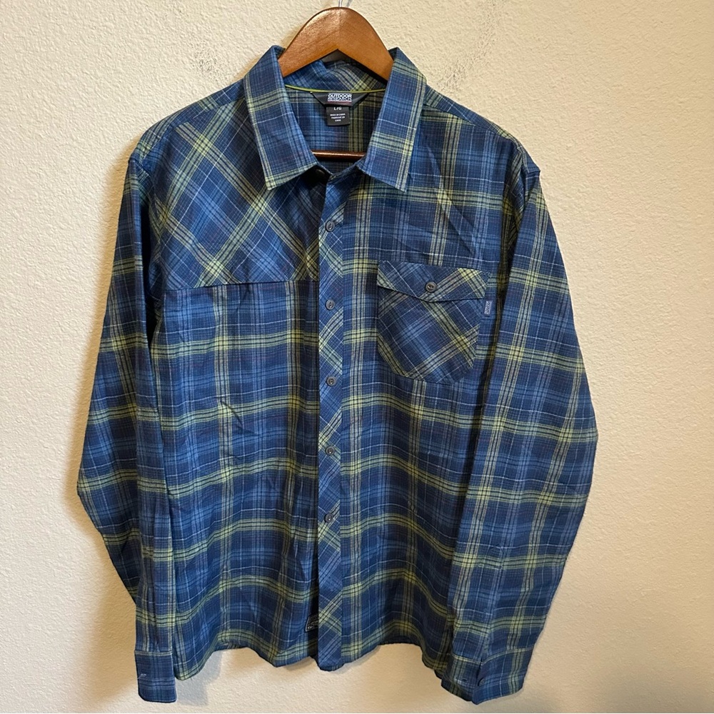 Outdoor Research Men’s Tangent Long Sleeve Flannel Shirt